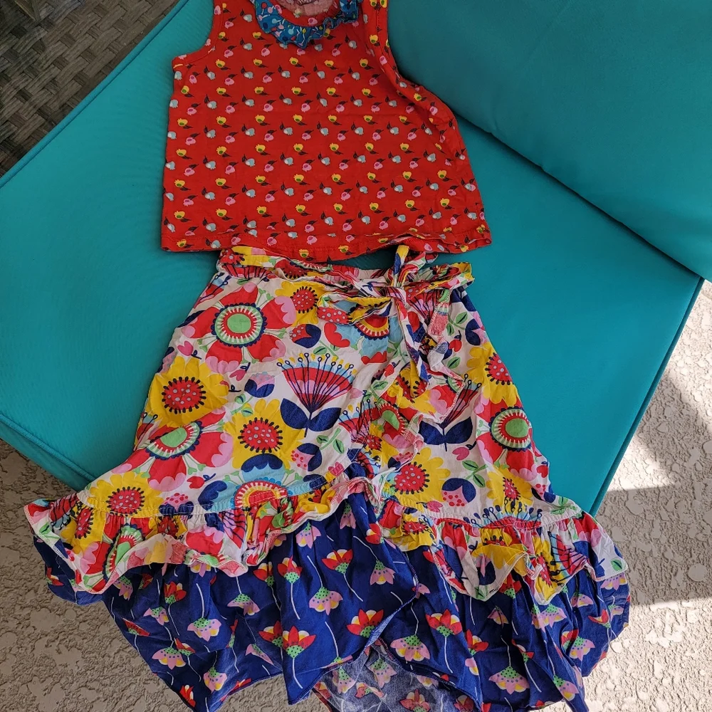 Jelly the Pug Ruffled Skirt Outfit